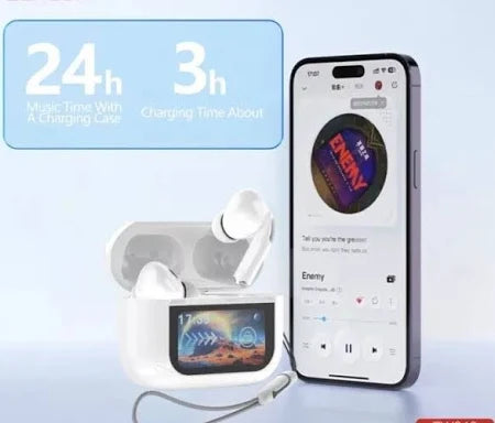 ANC Touch Screen Earbuds, Wireless Earbuds, ANC Earbuds Noise Cancelling Earbuds, Noise Cancelling