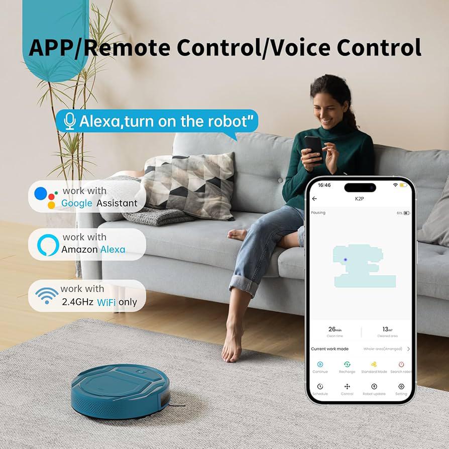 NoorAura™Smart Robotic Vacuum Cleaner