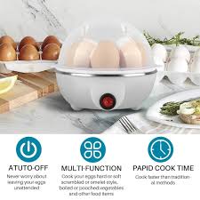 NoorAura™Electric Egg Cooker 7 Eggs Steamer
