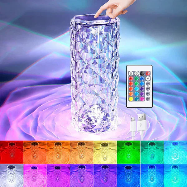 NoorAura™LED Crystal Table Lamp